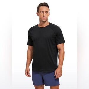 Lightweight Quick Dry Short Sleeves Crew Neck